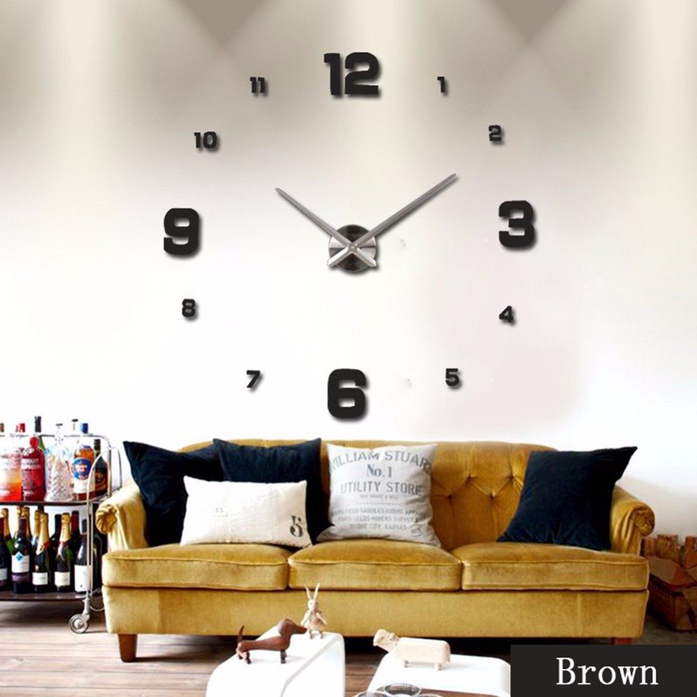 Classical Acrylic Mirror Wall Clock - Walling Shop