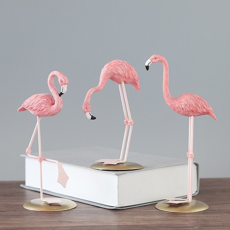 Nordic Pink Flamingo Home Decor - Walling Shop