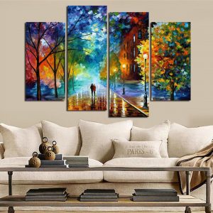HD-Printed-Wall-Art-Painting-Modular-Photo-Fashion-4-Panels-Colorful-Tree-Street-Lover-Canvas-Room-11.jpg