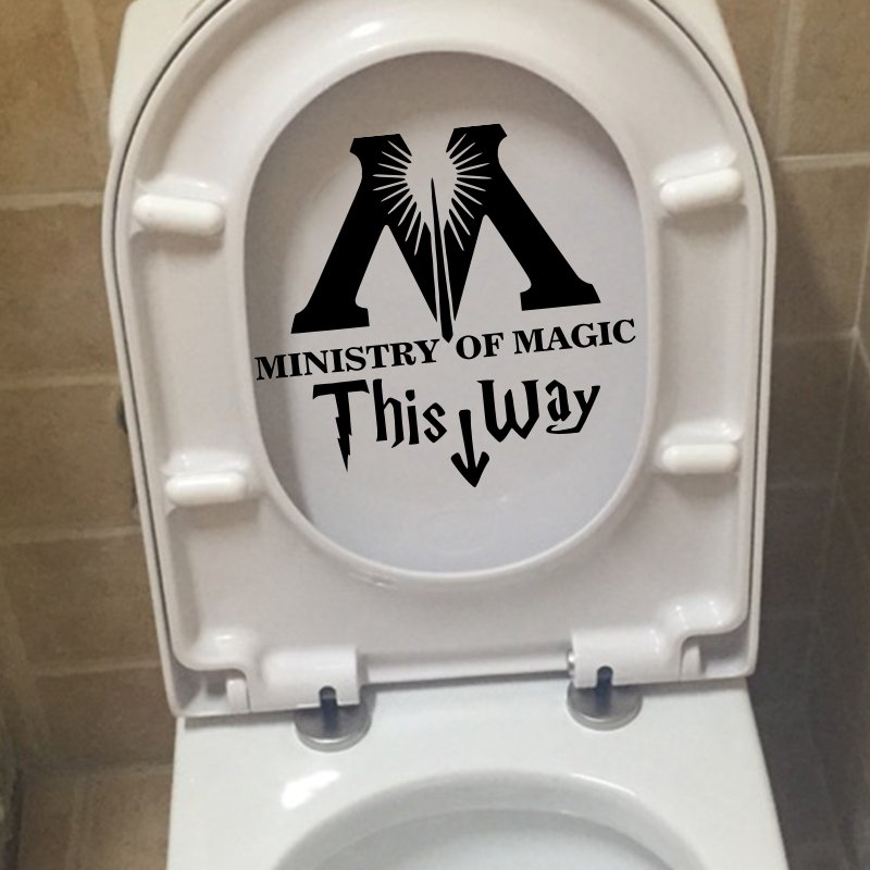 Sticker Texte WC - Magic Stickers
