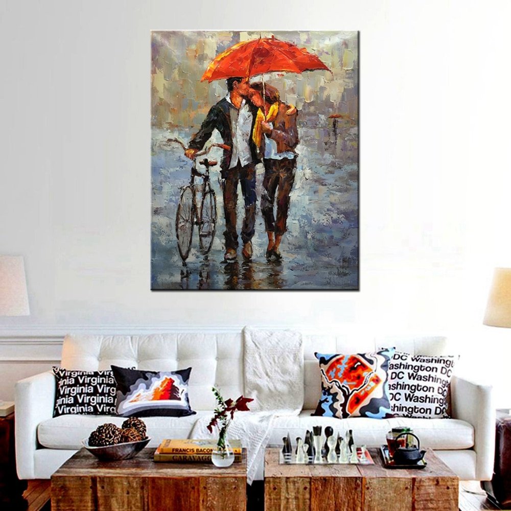 Giclee Vintage Couples Bedroom Canvas Art