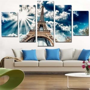 Artryst-Canvas-Painting-Eiffel-Tower-Wall-Sticker-Sunshine-Pictures-A4-Print-Poster-Modern-for-Home-Decor.jpg