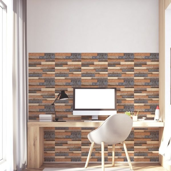 3D Imitation Stone Brick Wallpaper - Walling Shop