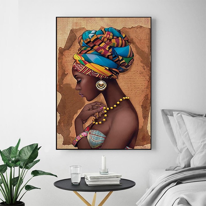 Mutu Beautiful Black African Woman | Walling Shop