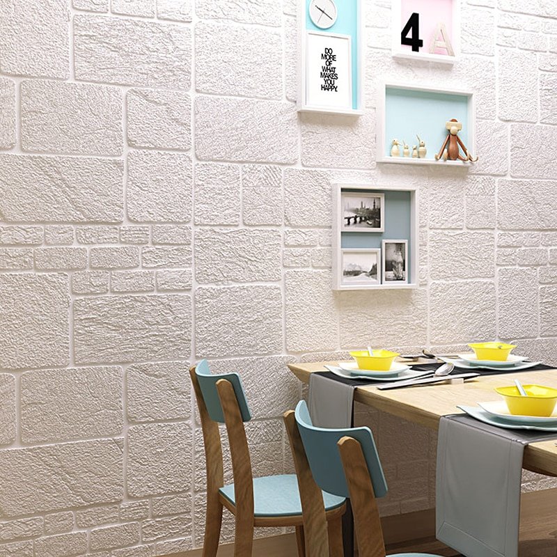 Self-Adhesive 3D Solid Wall Brick Wallpaper - Walling Shop