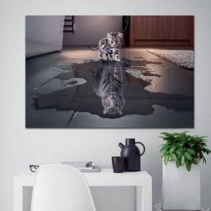 Newest-Island-1-Panel-Decorations-Modern-Canvas-Prints-Artwork-Cat-and-Tiger-Pictures-Paintings-Canvas-Wall.jpg