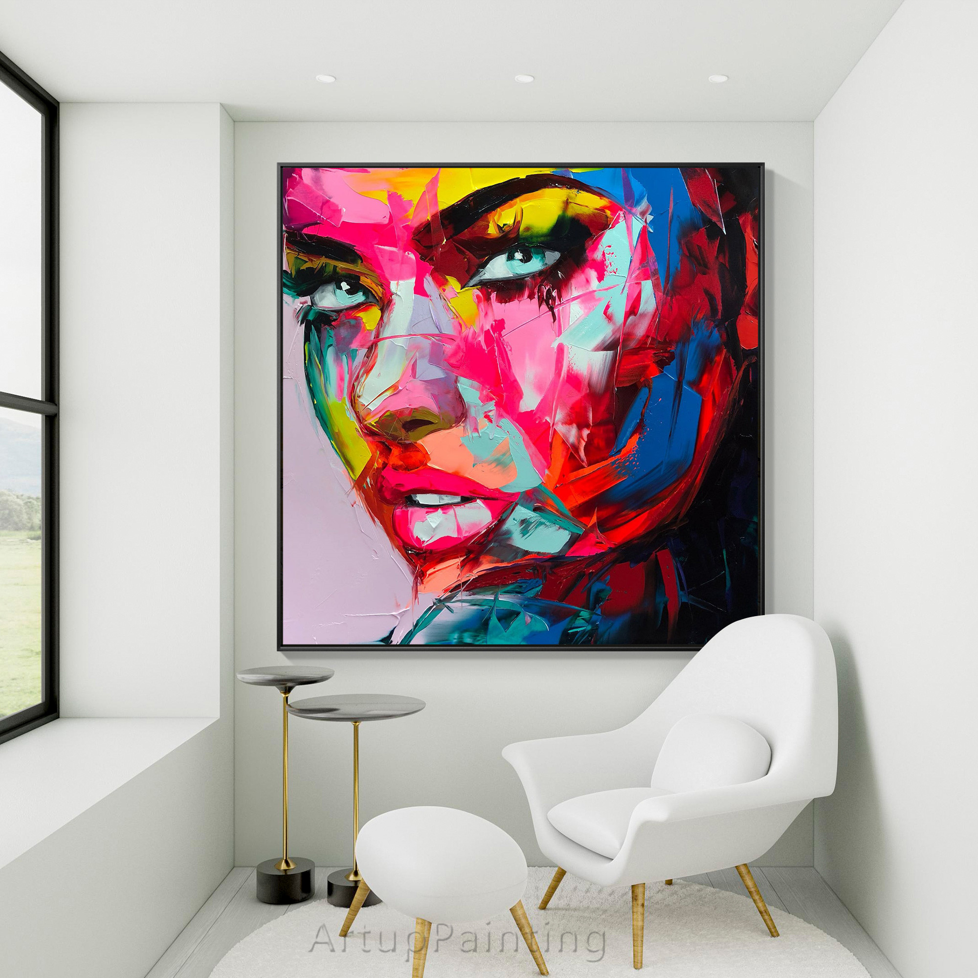 Francoise Nielly Palette knife Handmade Canvas Painting - Walling Shop