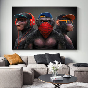 Funny-Monkey-Wall-Art-Animal-Pictures-Posters-and-Prints-on-Canvas-Super-Cool-HD-Print-for.jpg