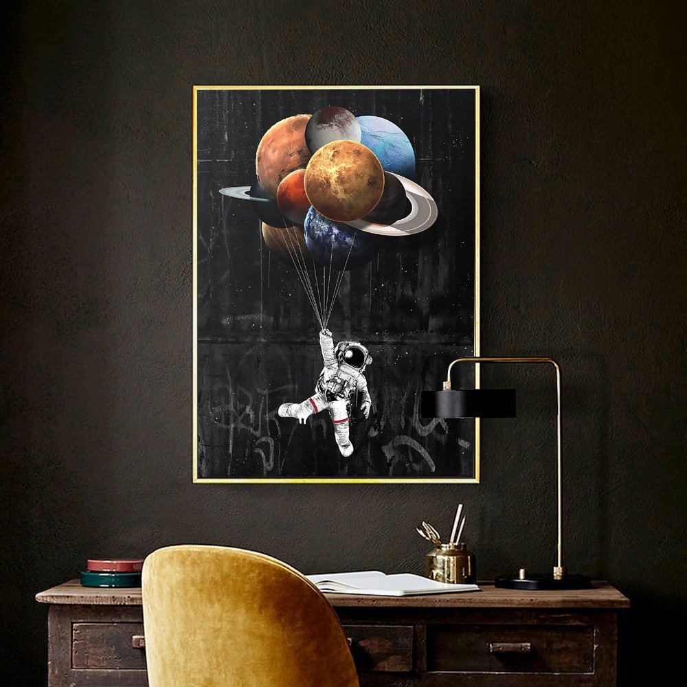 Astronaut Space Wall Art Walling Shop